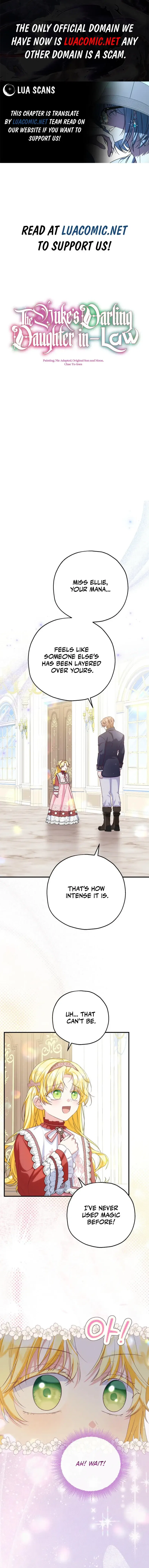 I Don’t Want To Be Duke’s Adopted Daughter-in-law Chapter 91 – Page 1