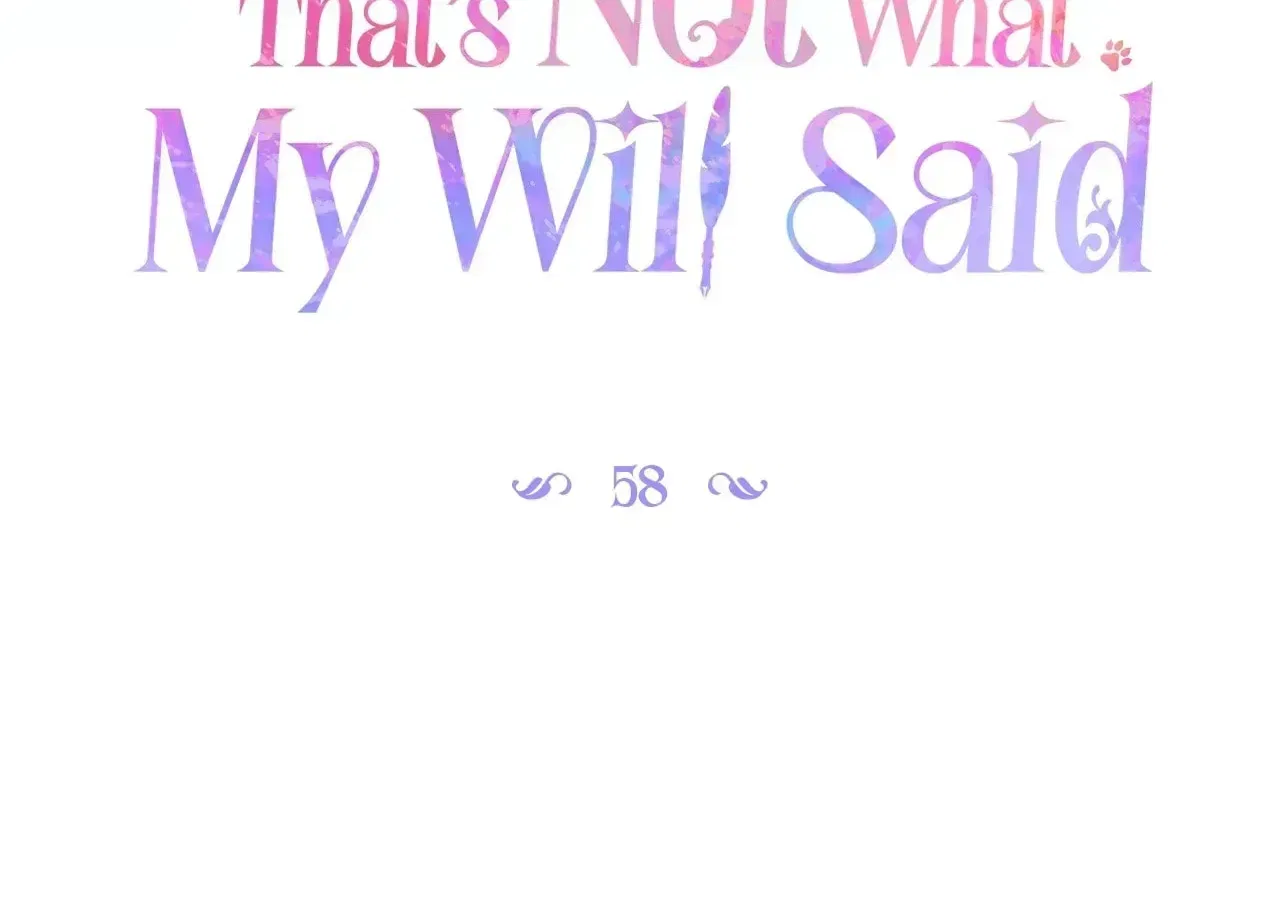 That’s Not What My Will Said Chapter 58 – Page 61