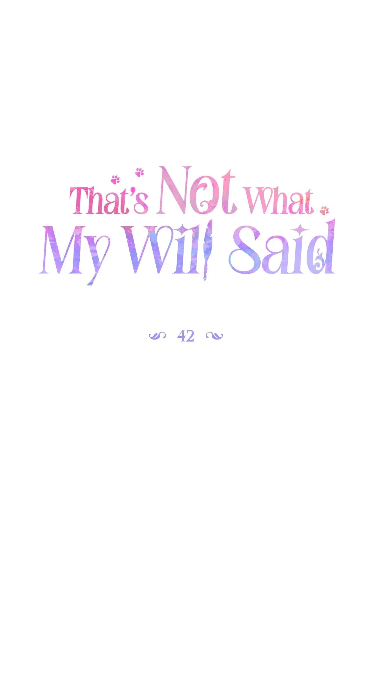 That’s Not What My Will Said Chapter 42 – Page 50