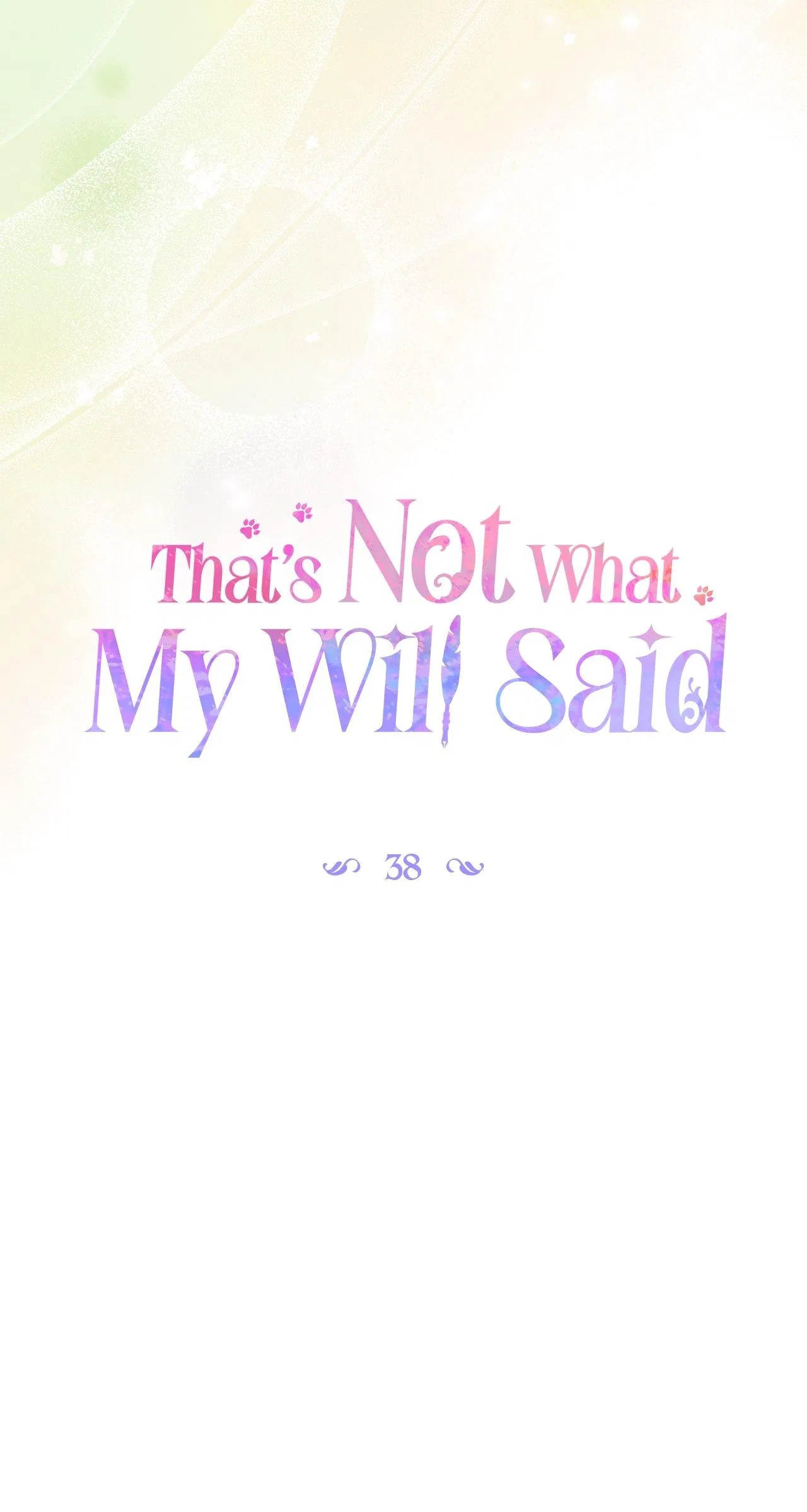 That’s Not What My Will Said Chapter 38 – Page 36