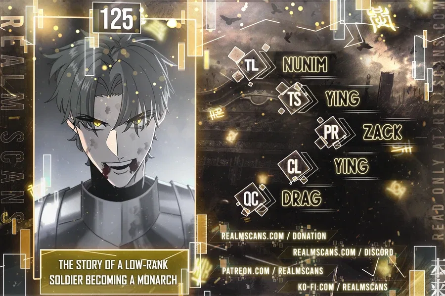 The Story of a Low-Rank Soldier Becoming a Monarch Chapter 125 – Page 1