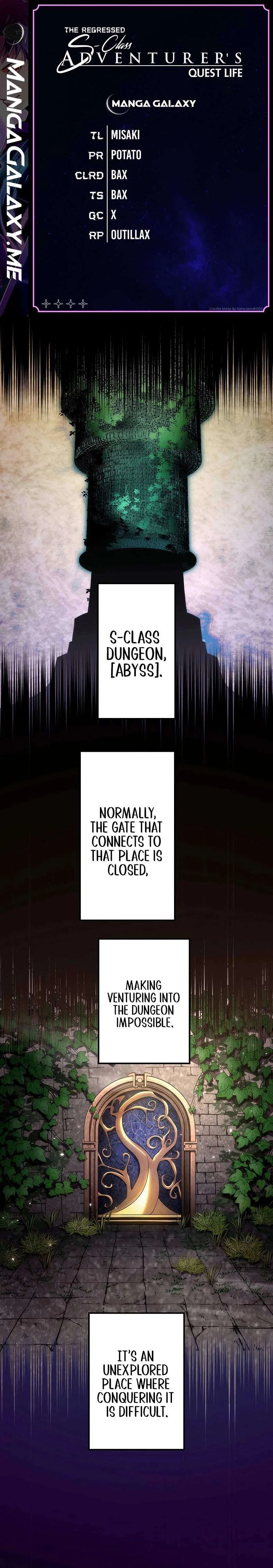 The Regressed S-Class Adventurer’s Quest Life Chapter 31 – Page 1
