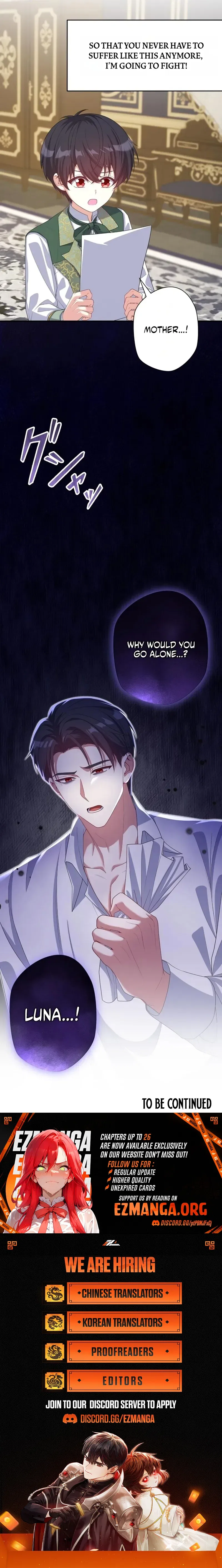 I may be a sickly mom, but I’ll raise my son who’s fallen into darkness! Chapter 25 – Page 10