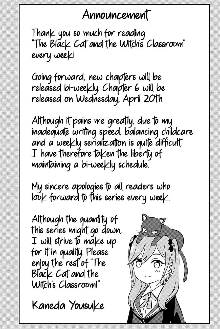 Anime – The Classroom of a Black Cat and a Witch Chapter 5 – Page 28