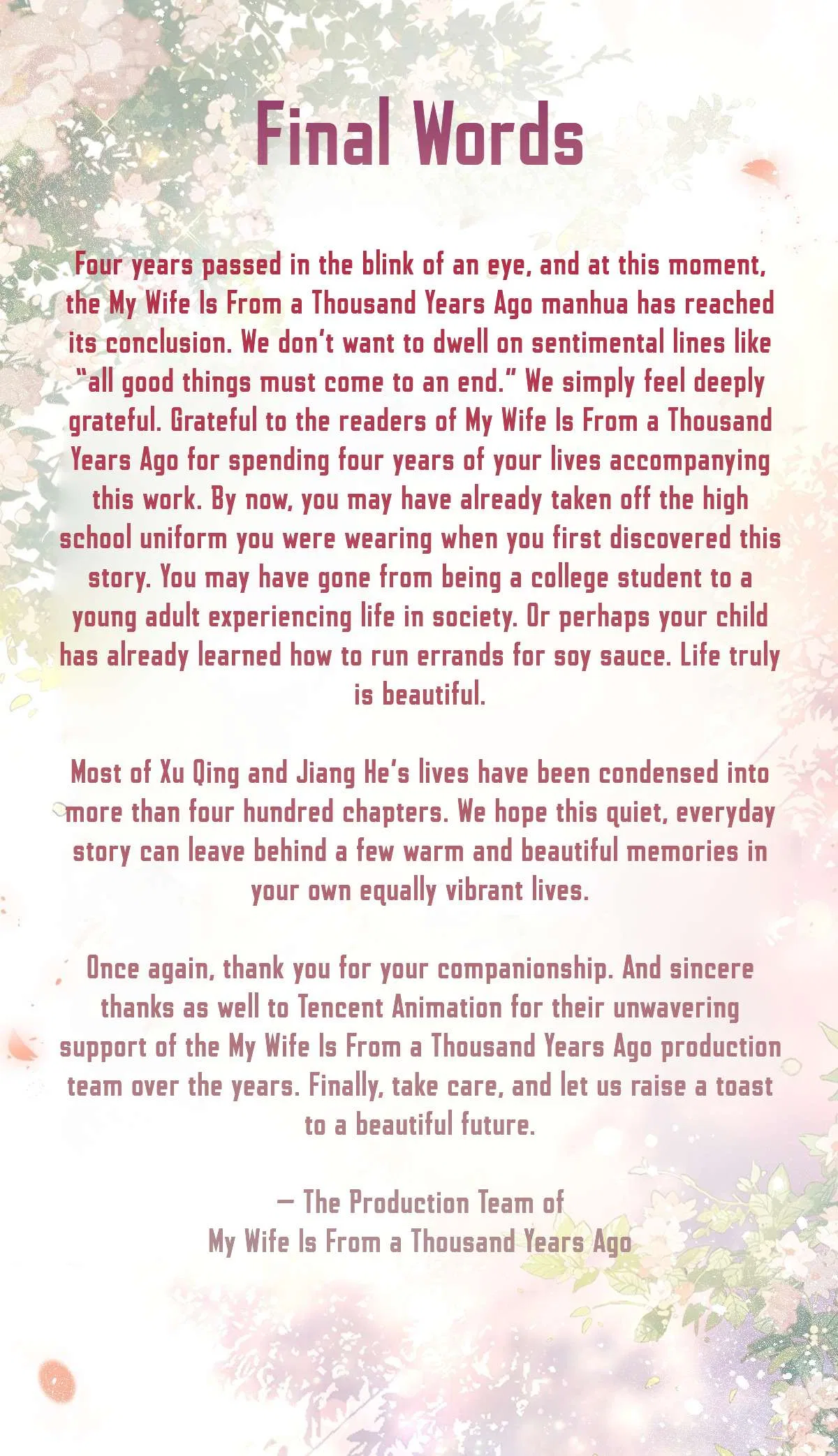 My Wife Is From a Thousand Years Ago Chapter 456 – Page 57
