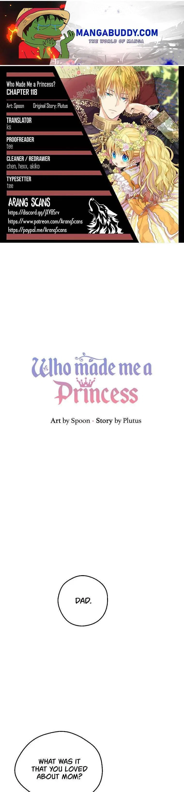 Who Made me a Princess Chapter 118 – Page 1