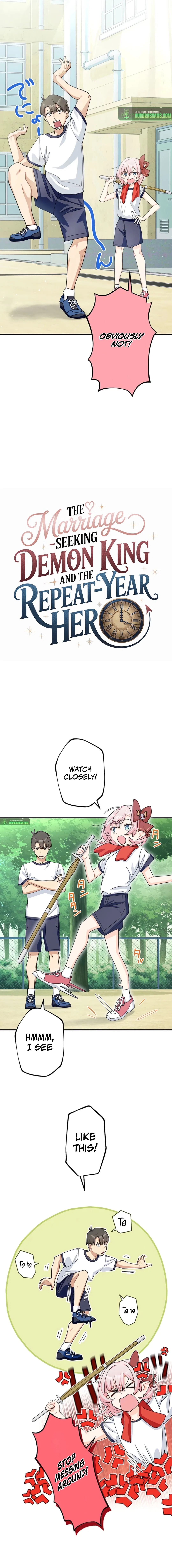The Marriage-Seeking Demon King & the Repeat-Year Hero Chapter 13 – Page 2