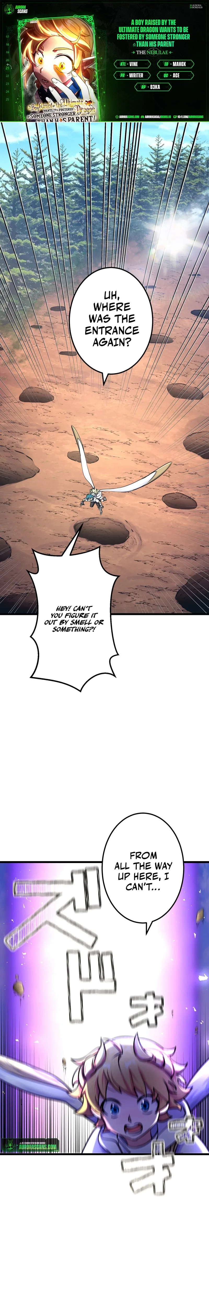 A Boy Raised by the Ultimate Dragon Wants to Be Fostered by Someone Stronger Than His Parent! Chapter 21 – Page 1