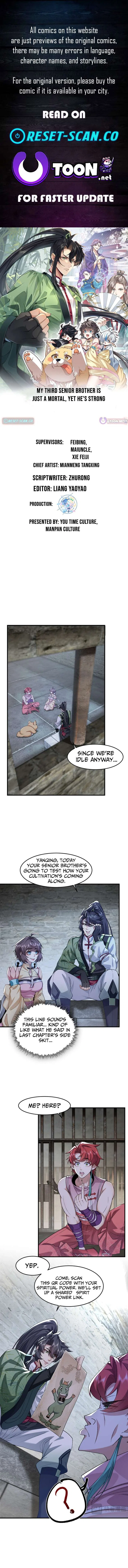 My Second Senior Brother Is a Mortal But Strong Chapter 85 – Page 1