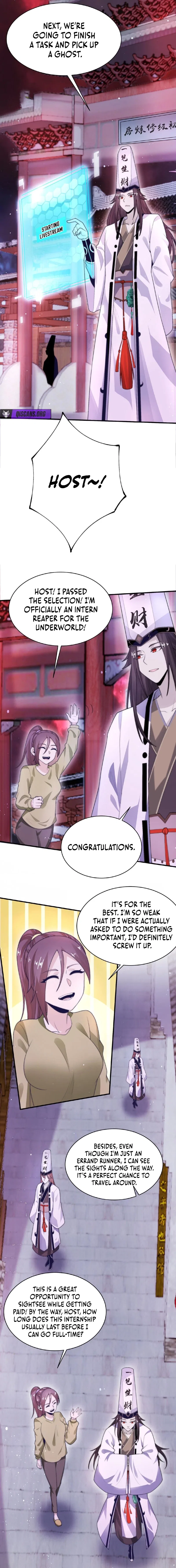 Starting a livestream in the underworld who dares to join the livestream Chapter 28 – Page 4