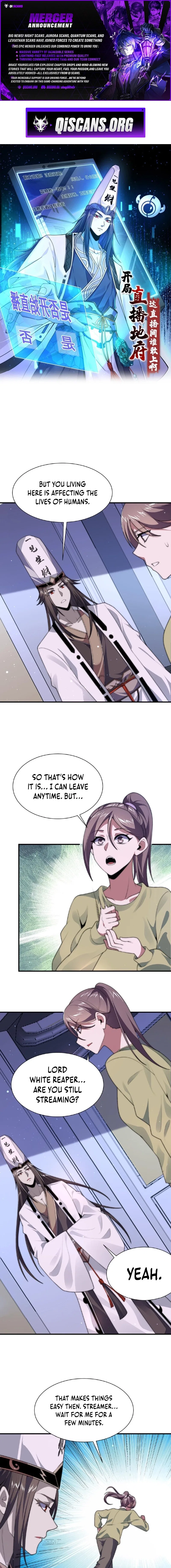 Starting a livestream in the underworld who dares to join the livestream Chapter 27 – Page 1