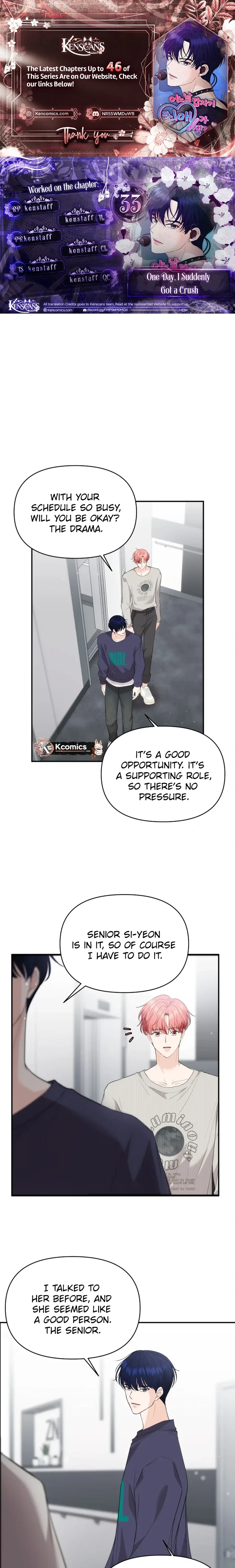 One Day, I Suddenly Got a Crush Chapter 33 – Page 1