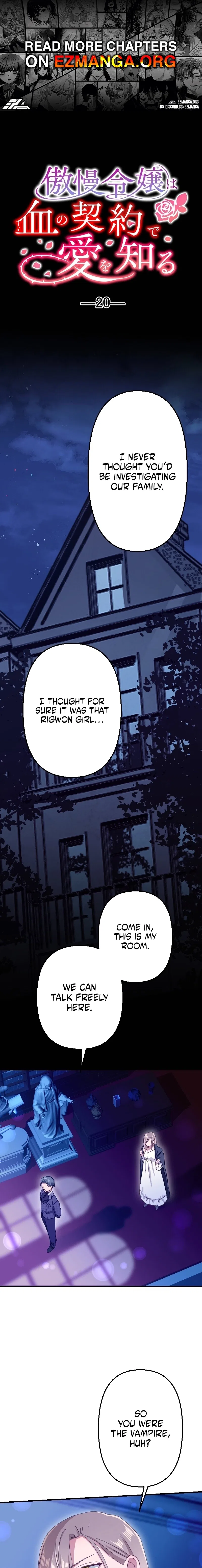 The Arrogant Young Lady Learns Love Through a Blood Contract Chapter 20 – Page 1