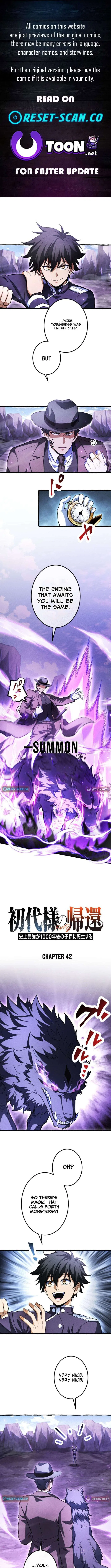 Return of the First Patriarch: The Strongest Reincarnates into His Descendant 1000 Years Later Chapter 42 – Page 1