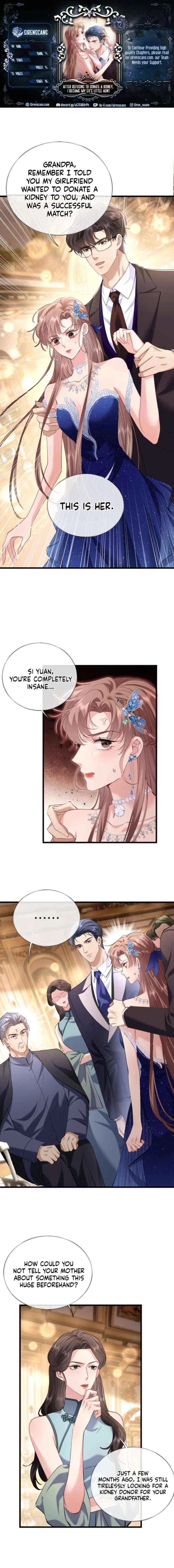 After Refusing to Donate a Kidney, I Became My Ex’s Little Aunt Chapter 12 – Page 1