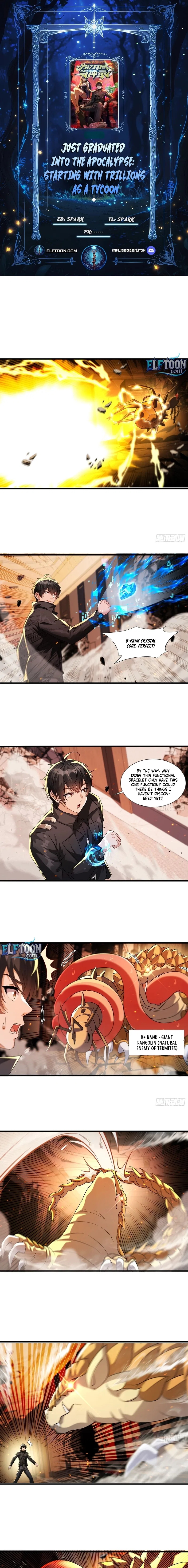 Just Graduated and It’s the Apocalypse: Starting with a Trillion, I Become a Super Tycoon Chapter 14 – Page 1