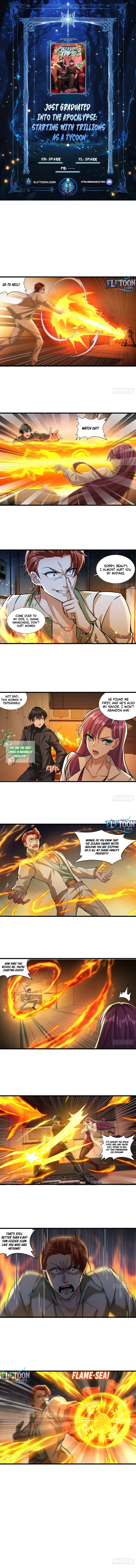 Just Graduated and It’s the Apocalypse: Starting with a Trillion, I Become a Super Tycoon Chapter 13 – Page 1