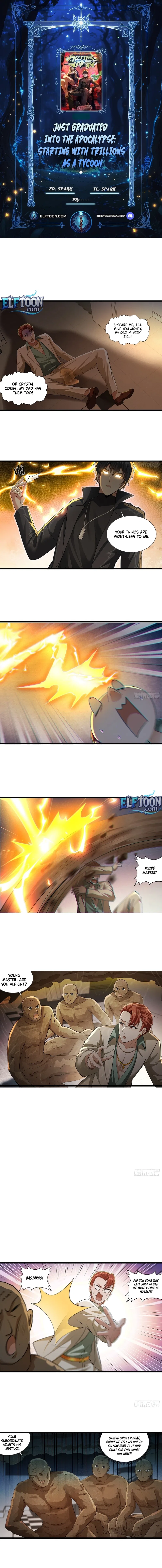 Just Graduated and It’s the Apocalypse: Starting with a Trillion, I Become a Super Tycoon Chapter 12 – Page 1