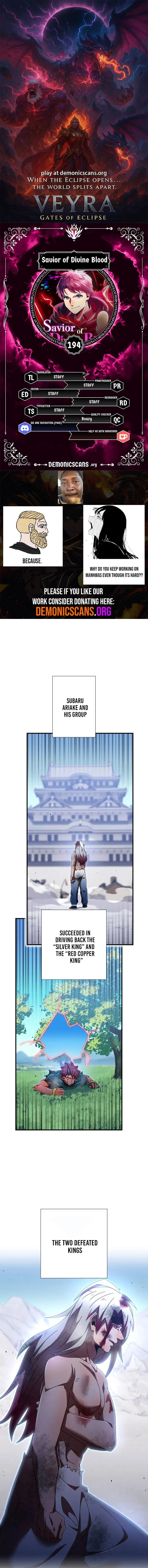 Savior of Divine Blood ~Draw Out 0.00000001% To Become the Strongest~ Chapter 194 – Page 1