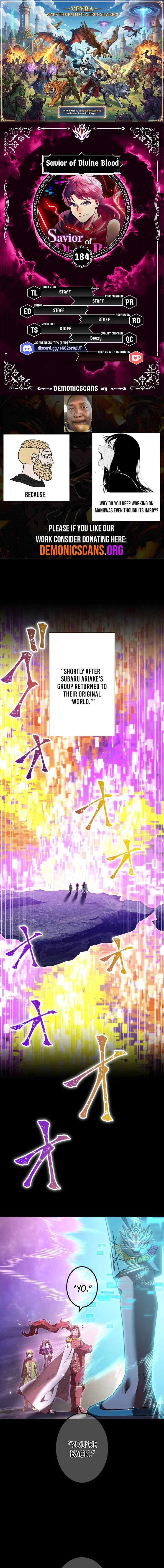 Savior of Divine Blood ~Draw Out 0.00000001% To Become the Strongest~ Chapter 184 – Page 1