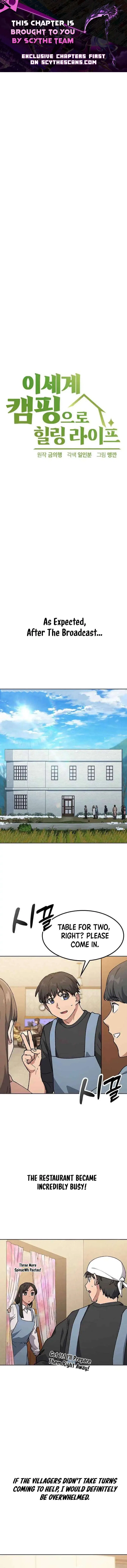 HEALING LIFE THROUGH CAMPING IN ANOTHER WORLD Chapter 107 – Page 1