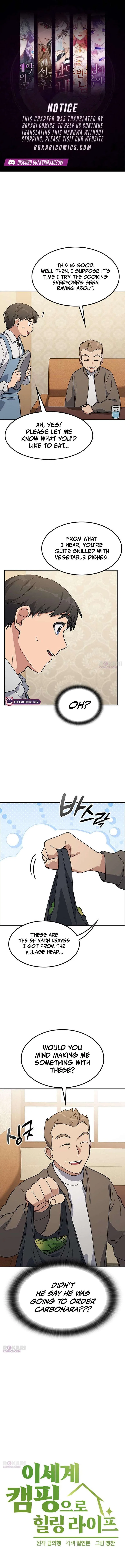 HEALING LIFE THROUGH CAMPING IN ANOTHER WORLD Chapter 106 – Page 1
