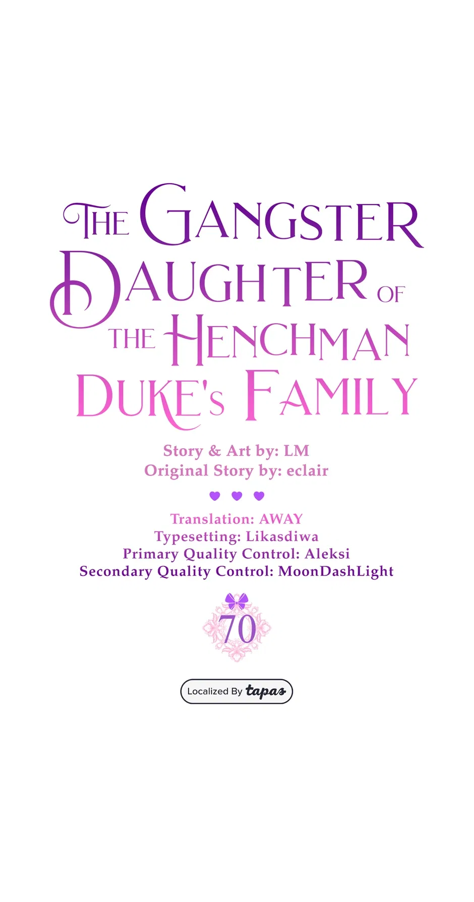 The Gangster Baby of the Duke’s Family Chapter 70 – Page 1