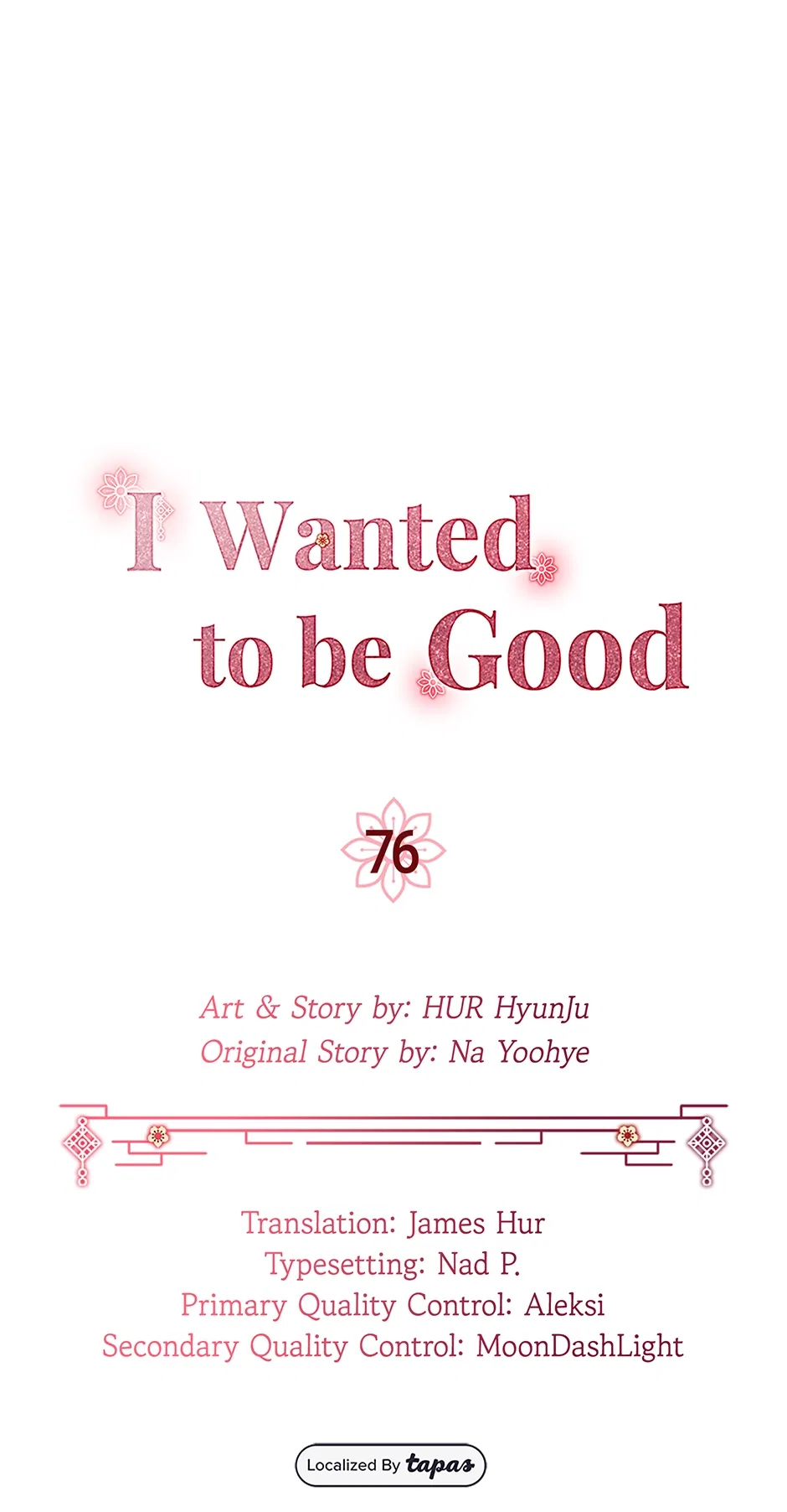 I Want to Live a Good Life Chapter 76 – Page 1
