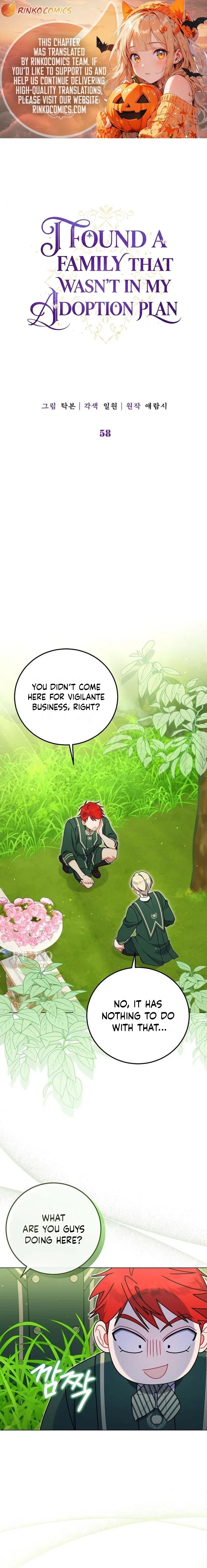 I Found A Family That Wasn’t In My Adoption Plan Chapter 58 – Page 1