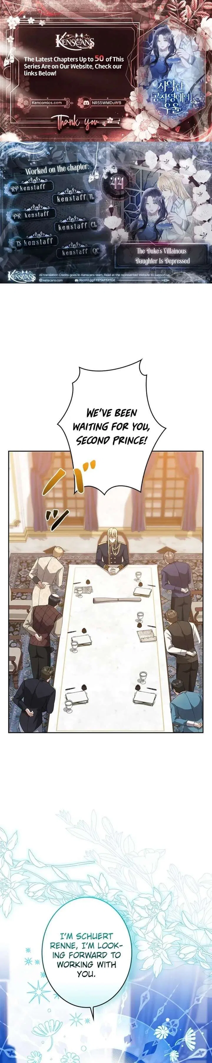 The Duke’s Villainous Daughter Is Depressed Chapter 44 – Page 1