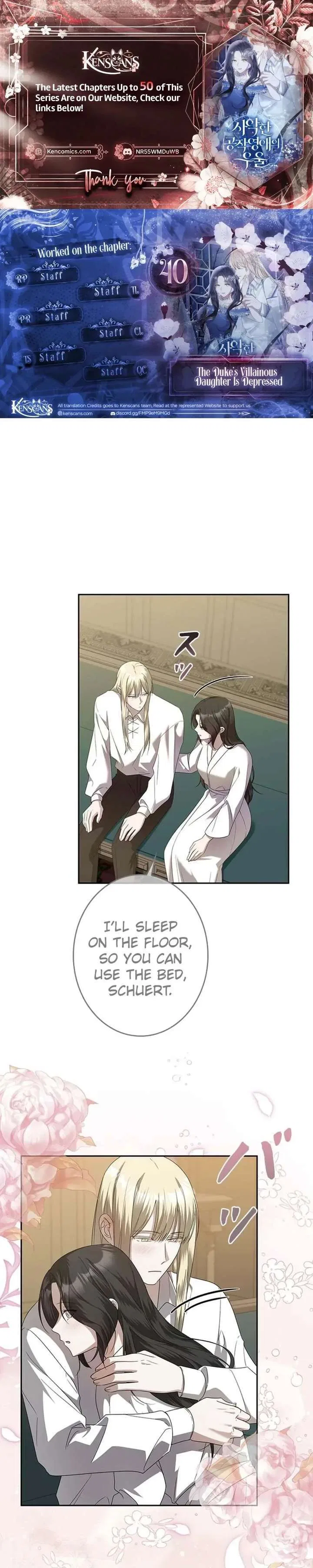 The Duke’s Villainous Daughter Is Depressed Chapter 40 – Page 1