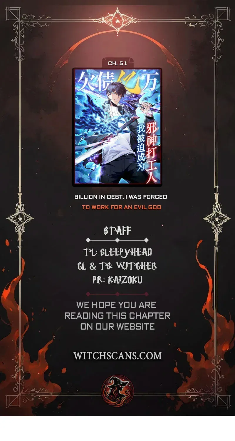 I Owe Billions in Debt, So I Was Forced to Work for an Evil God Chapter 51 – Page 1