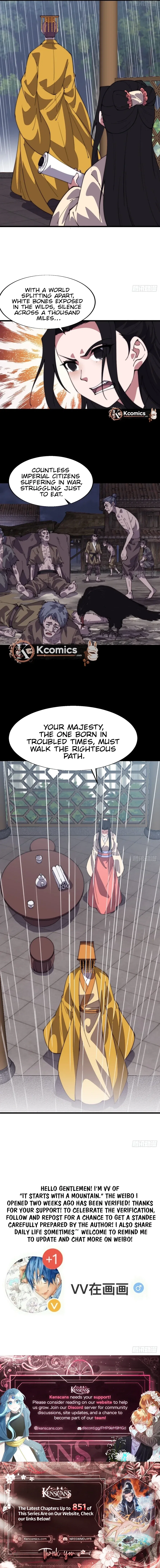 It Starts With A Mountain Chapter 830 – Page 11