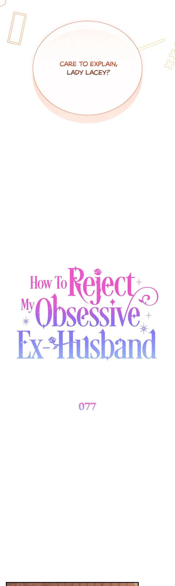 How To Reject My Obsessive Ex-Husband Chapter 77 – Page 36