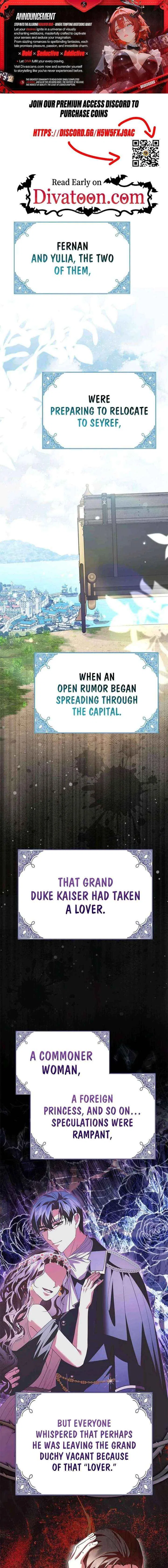I will disappear for you, Your Grace the Grand Duke Chapter 52 – Page 1