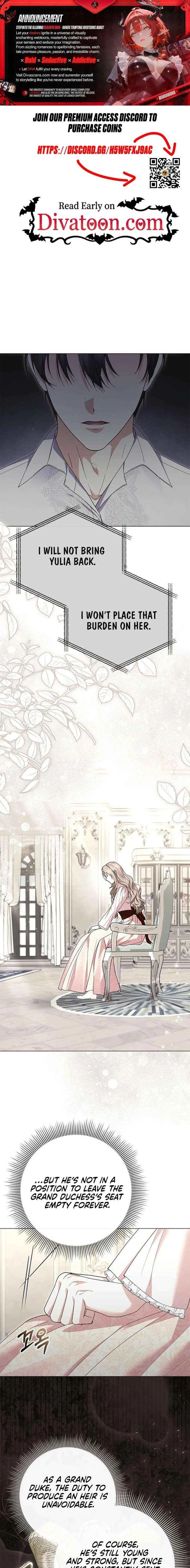 I will disappear for you, Your Grace the Grand Duke Chapter 49 – Page 1