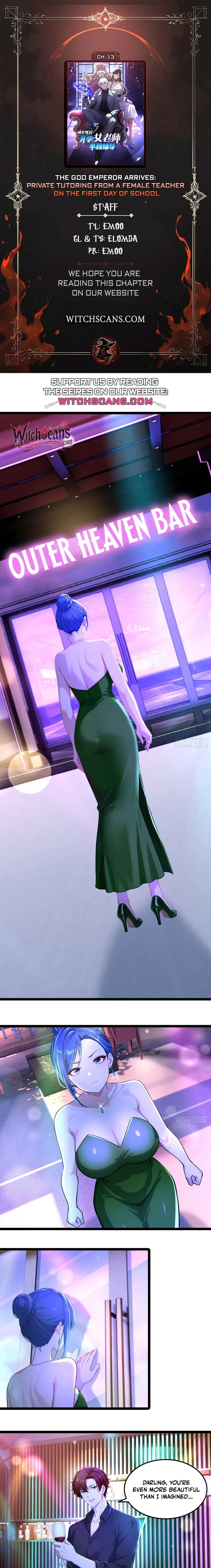 Return of the God Emperor: Private Tutoring by the School Belle Chapter 13 – Page 1