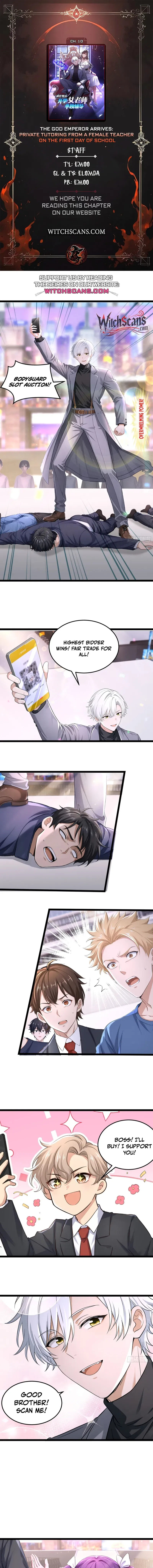 Return of the God Emperor: Private Tutoring by the School Belle Chapter 10 – Page 1