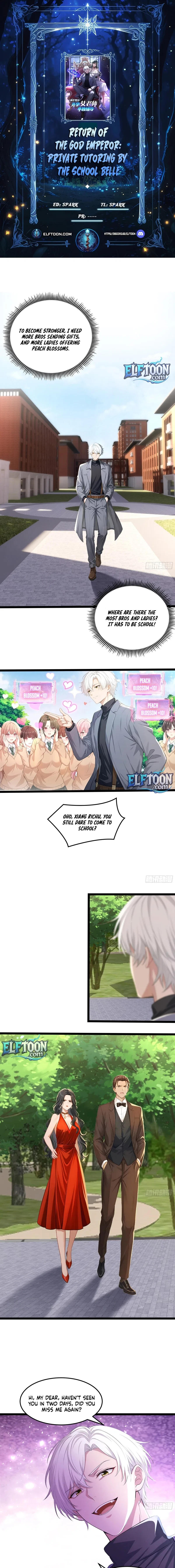 Return of the God Emperor: Private Tutoring by the School Belle Chapter 3 – Page 1