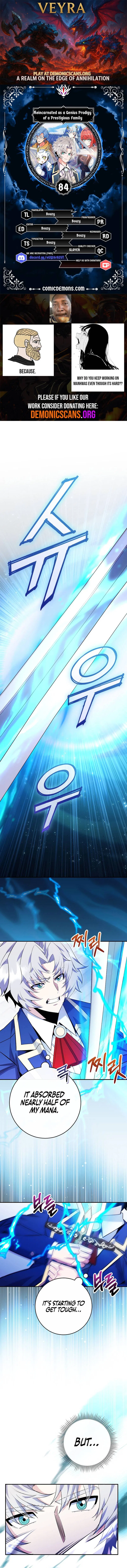 Reincarnated as a Genius Prodigy of a Prestigious Family Chapter 84 – Page 1