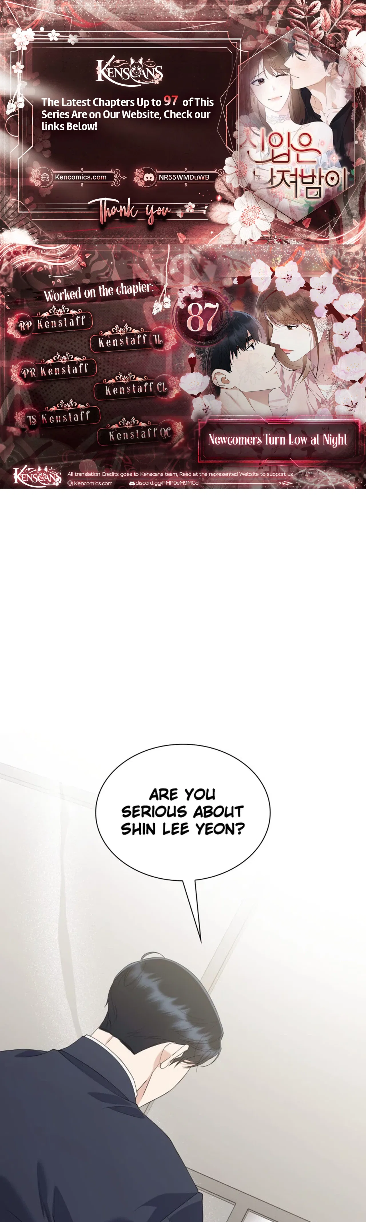 Newcomers Turn Low at Night Chapter 87 – Page 1