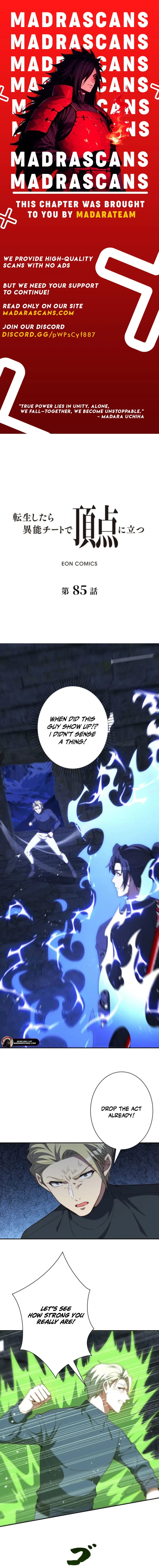 Reborn With Might: Spearhead to the Zenith Chapter 85 – Page 1