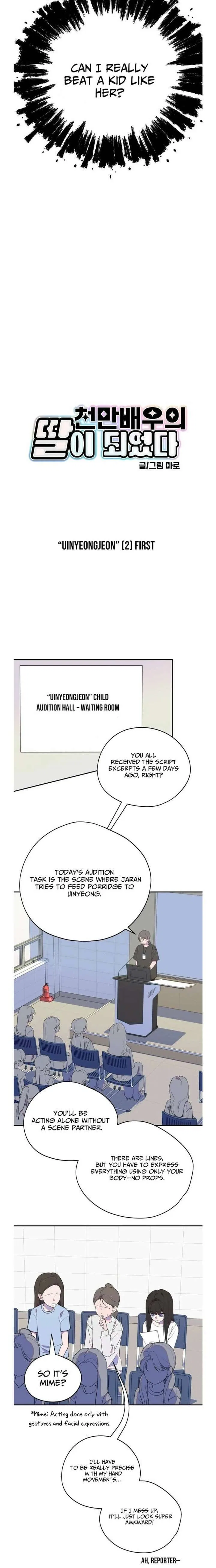 I Became a Top Actor’s Daughter Chapter 8 – Page 7