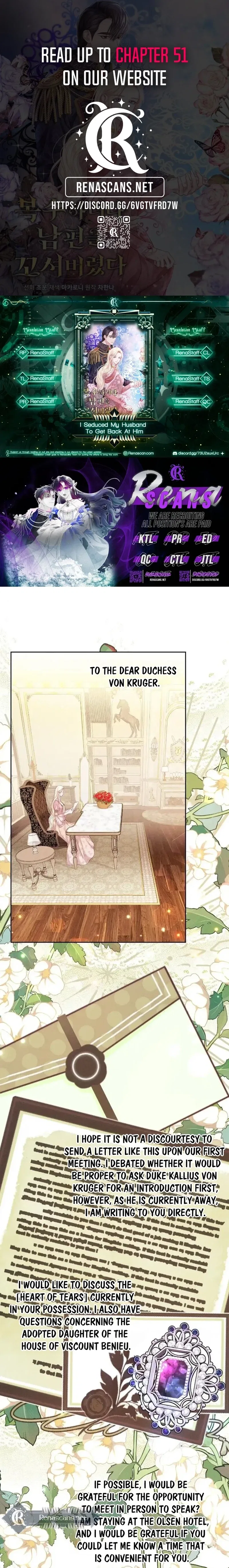 In an Attempt to Get Revenge, I Seduced My Husband Chapter 40 – Page 1