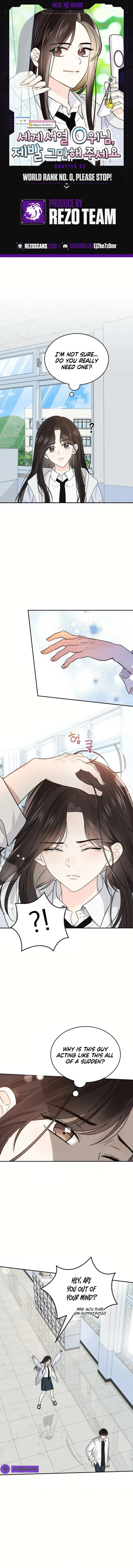 World Rank No. 0, Please Stop! Chapter 33 – Page 1
