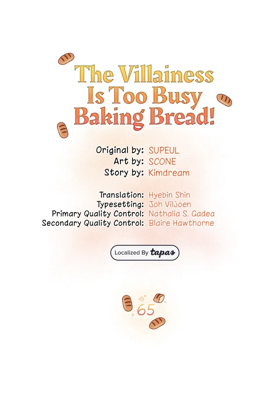 The Villainess Is Too Busy Baking Bread! Chapter 65 – Page 1
