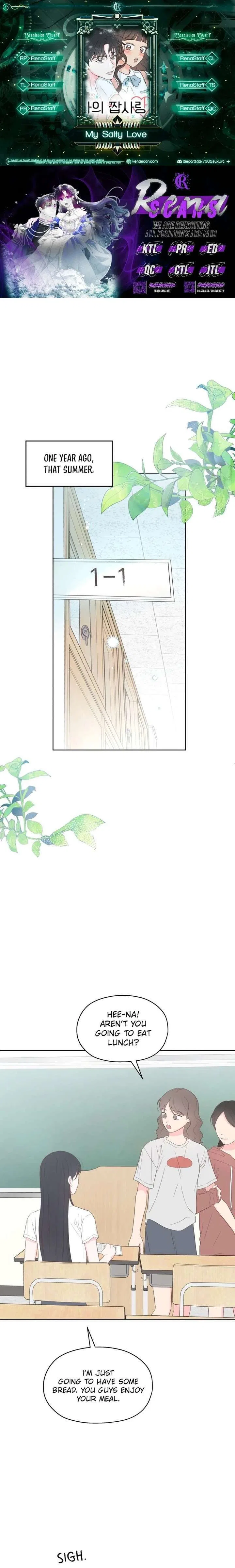 My Salty Love Chapter 54 – Page 1