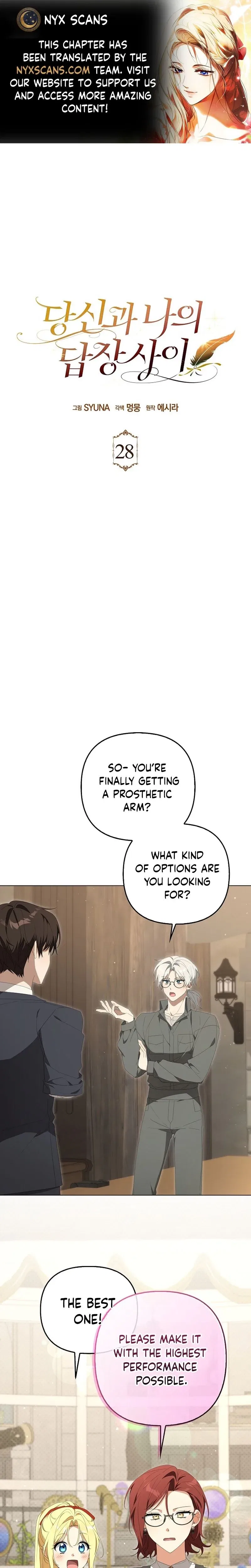 Between Your Letter and My Reply Chapter 28 – Page 1