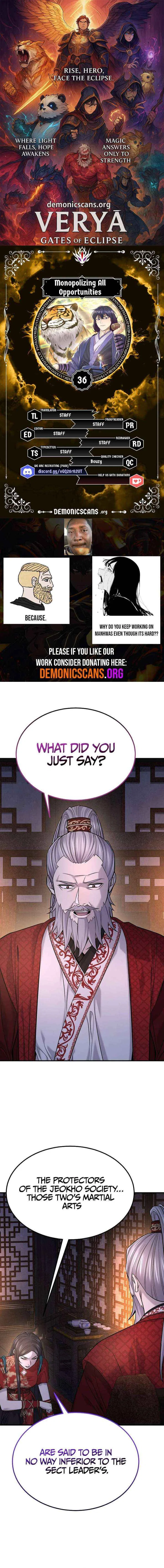 Monopolizing Fortunes Chapter 36 – Page 1