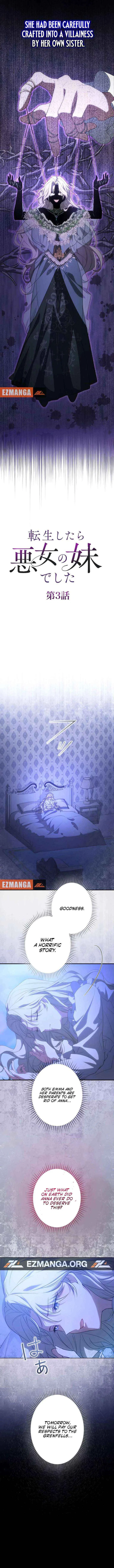 I Was Reincarnated as the Villainess’s Sister Chapter 3 – Page 3